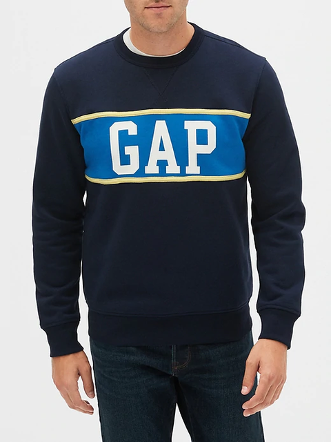 Gap Logo Colorblock Crewneck Sweatshirt 1
