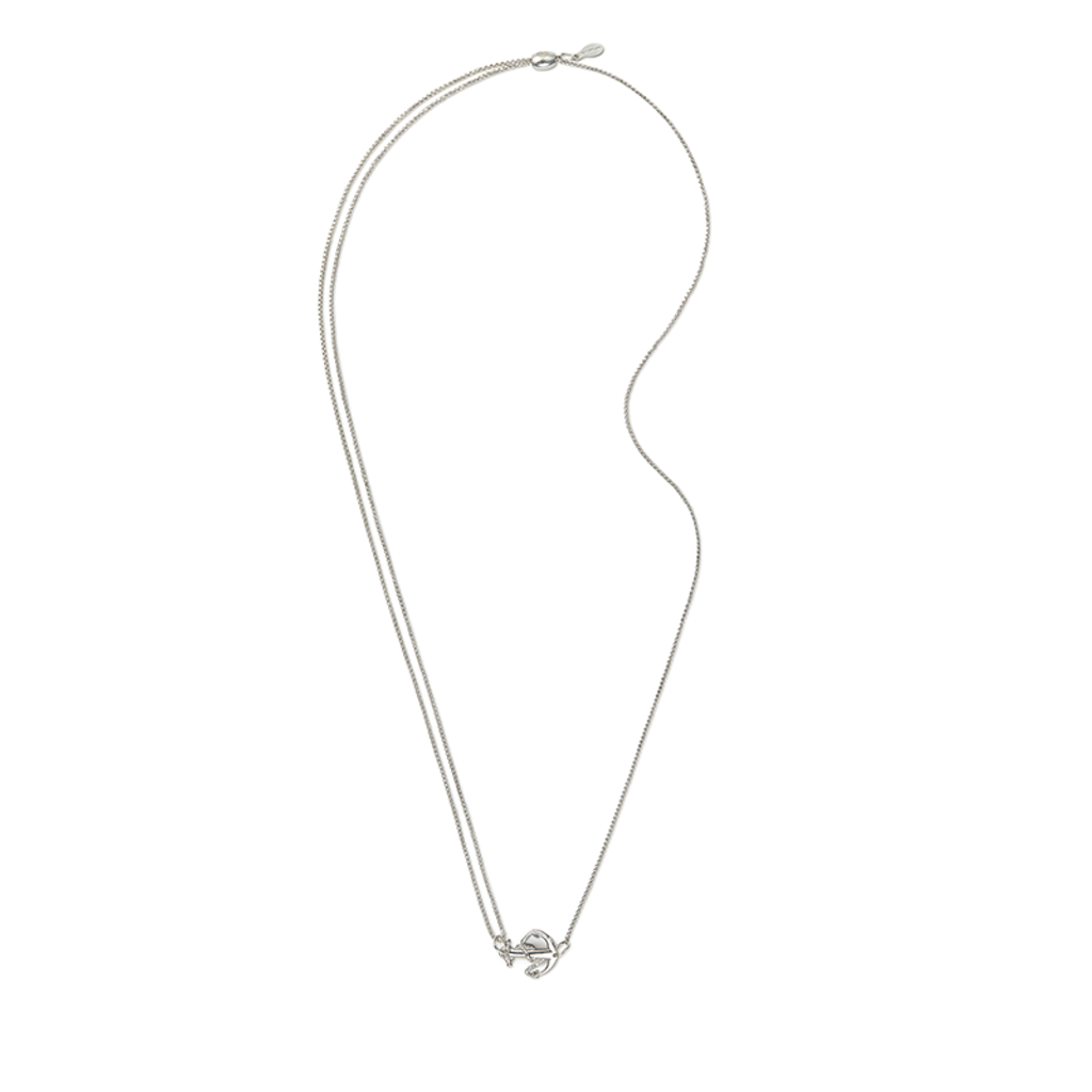alex and ani Anchor Pull Chain Necklace $78 to $10+Tax