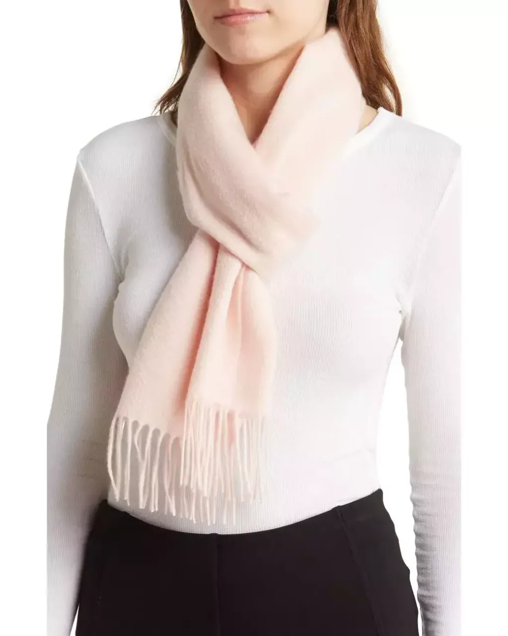 NORDSTROM RACK Solid Cashmere Scarf 1