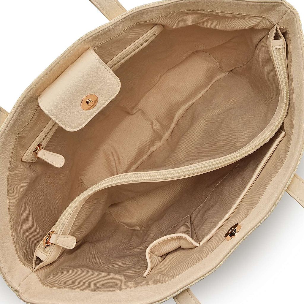 LC Lauren Conrad Straw Fan Tote Bag 肩揹包– Chic Couture. Sunshine