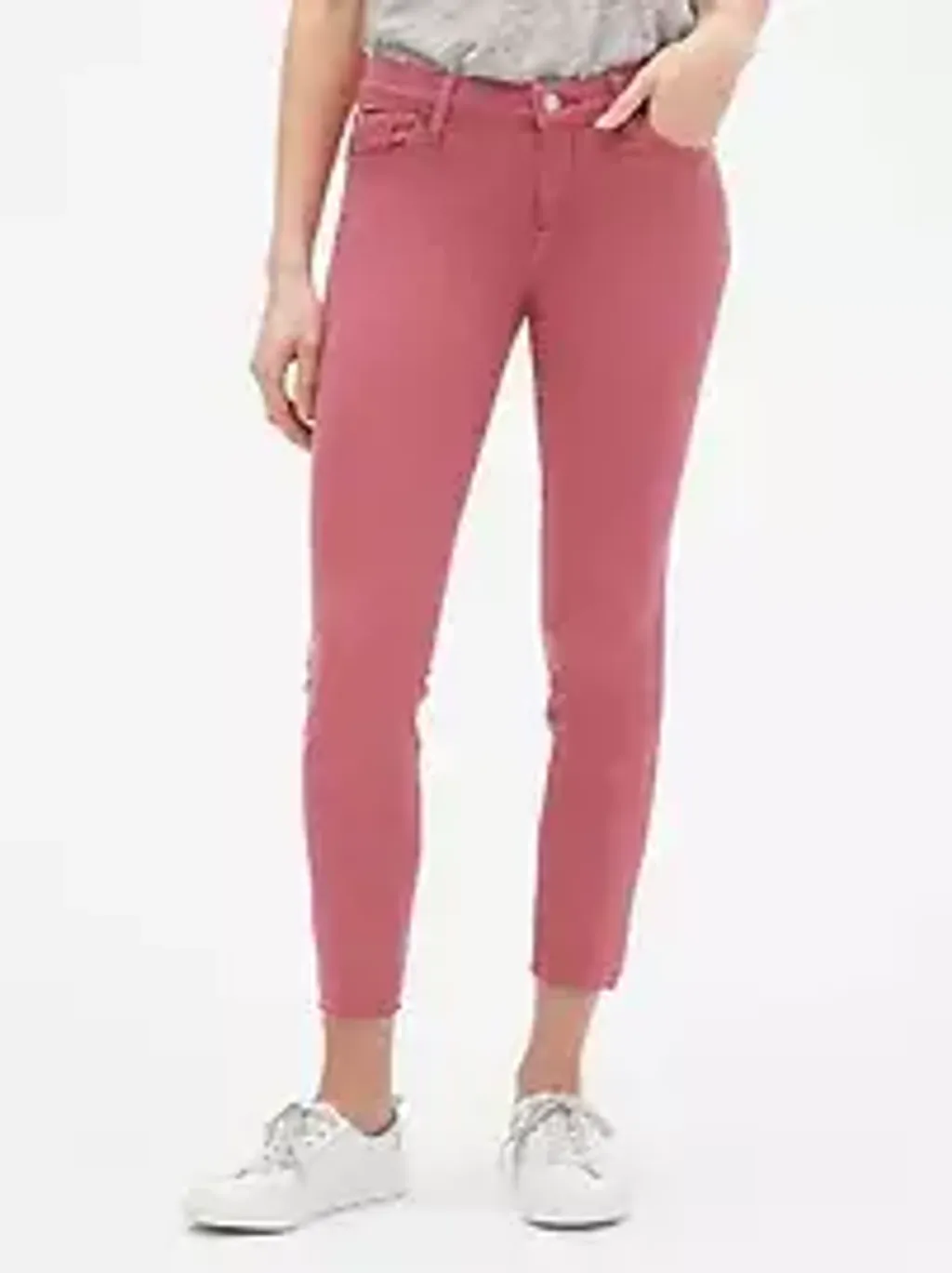 gap Mid Rise Cropped Girlfriend Jeans $8.6 w tax 2
