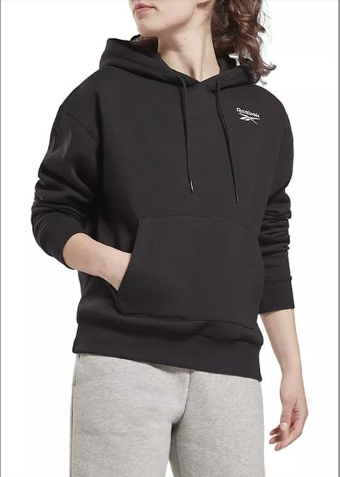 reebok hoodie black women's 