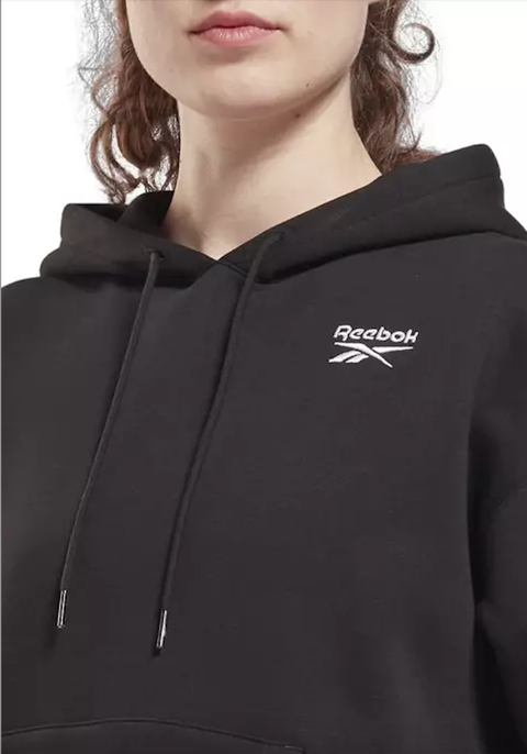 reebok hoodie black women's  3