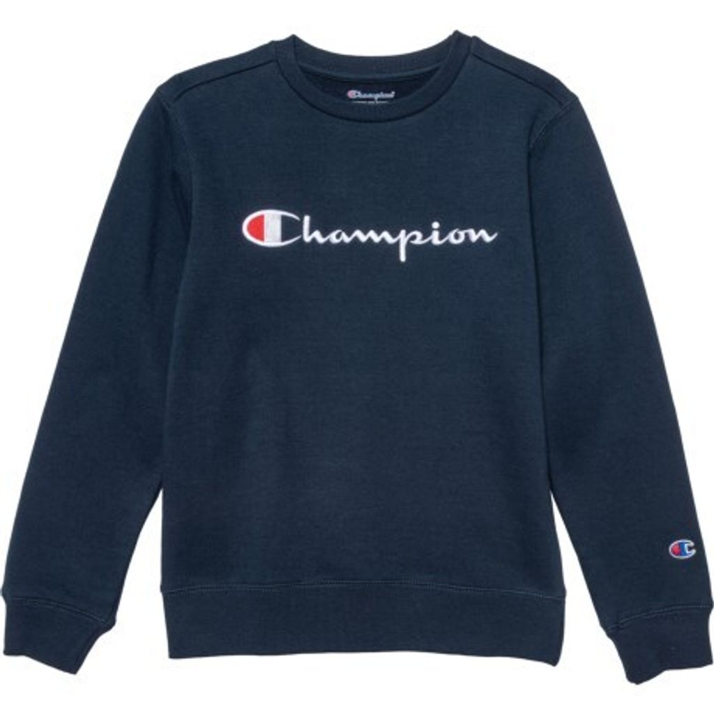 Champion Embroidery Logo Crew Sweater (For Big Boys) $10+Tax 3