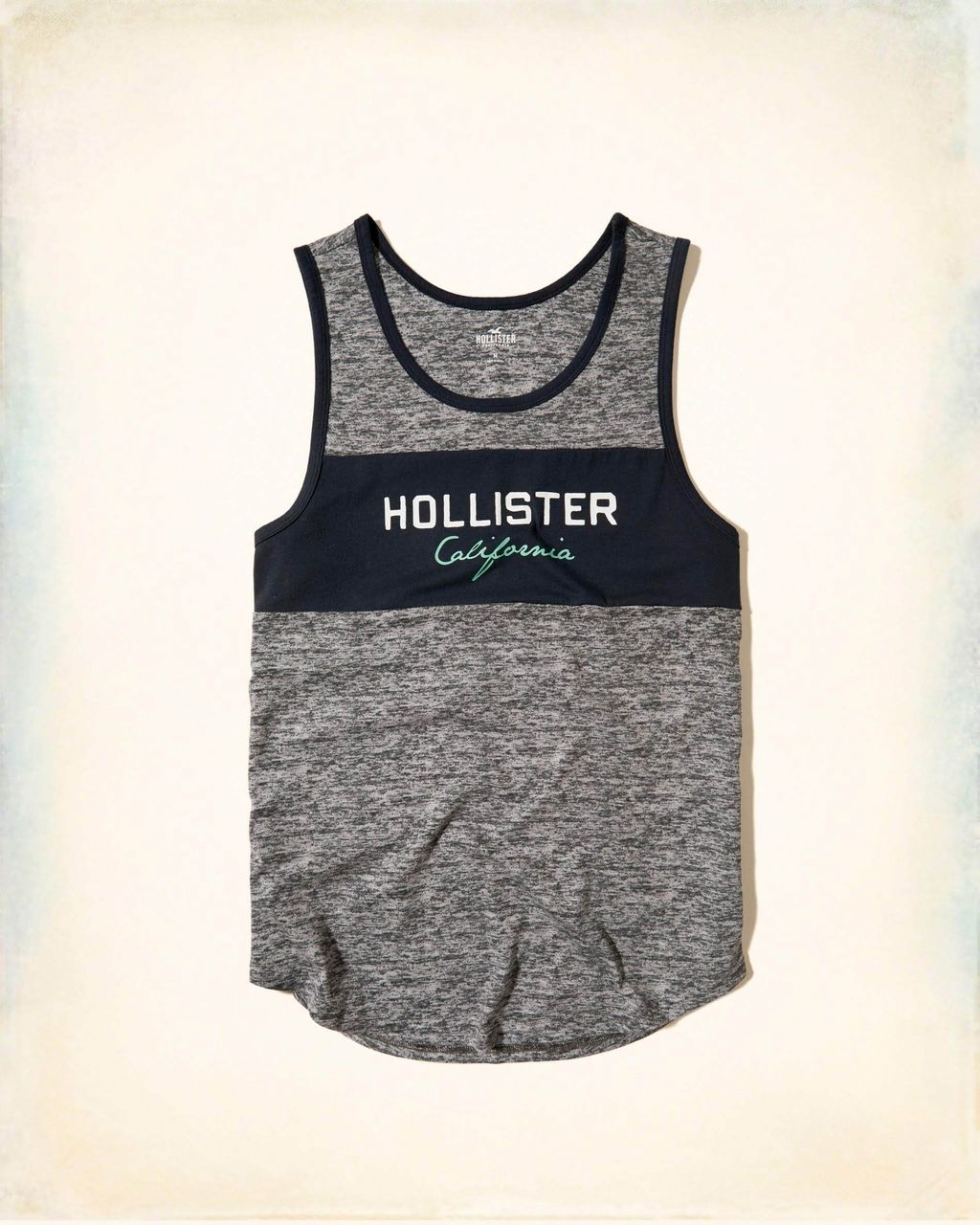 hollister Colorblock Graphic Tank