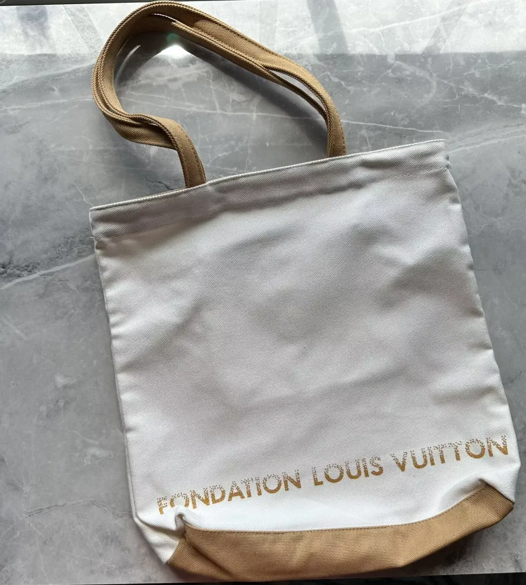 LOUIS VUITTON Foundation(Fondation)canvas tote bag  2