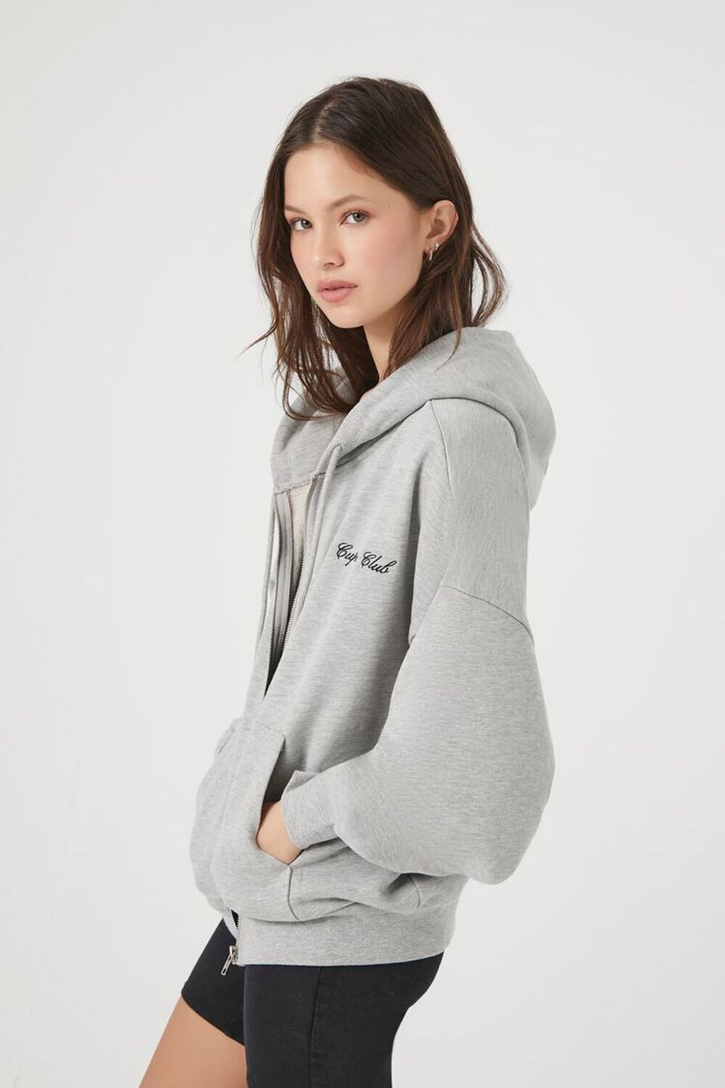 Cupids Club Zip-Up Hoodie forever21 3