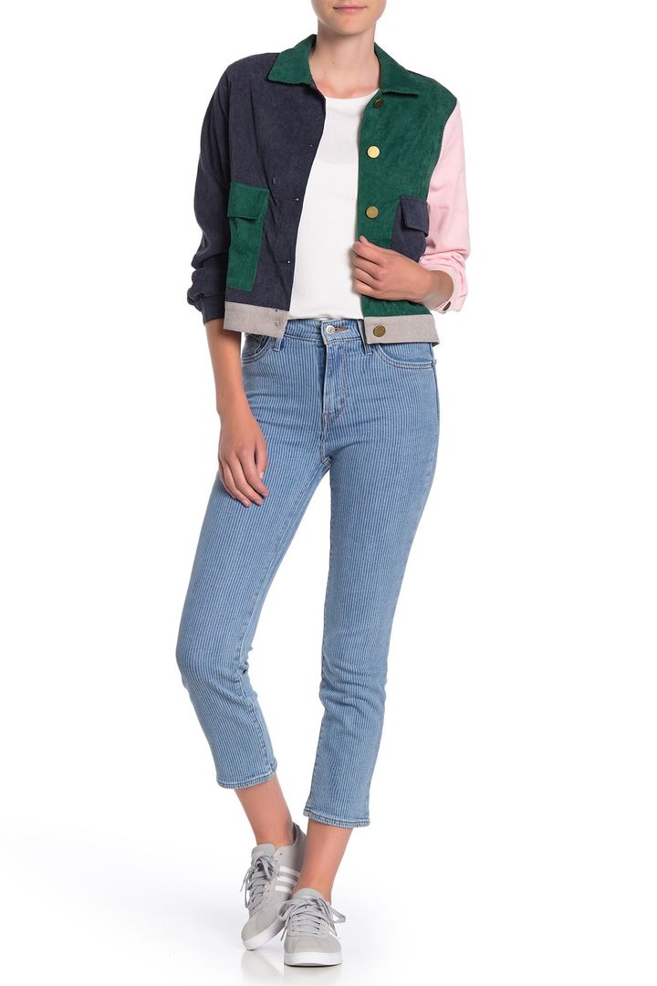 levi's striped jeans 2