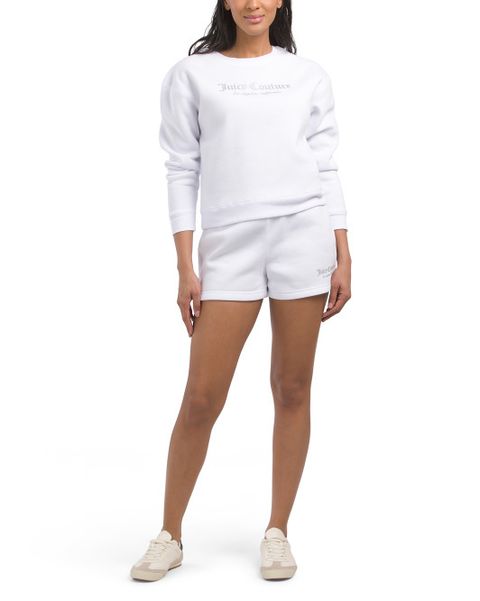 JUICY COUTURE 2pc Fleece Shorts Set 2