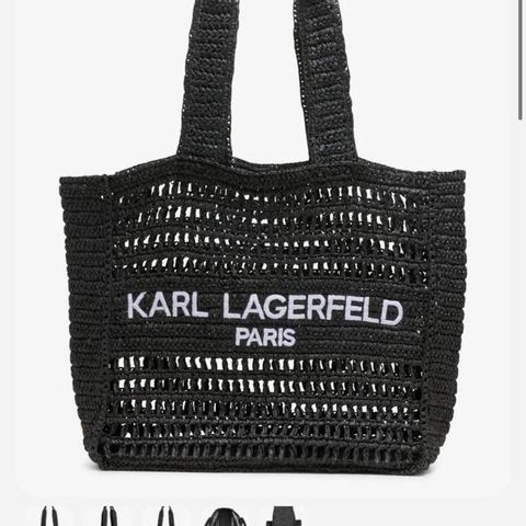 Karl Lagerfeld Paris Antibe Straw Tote. Retail 198