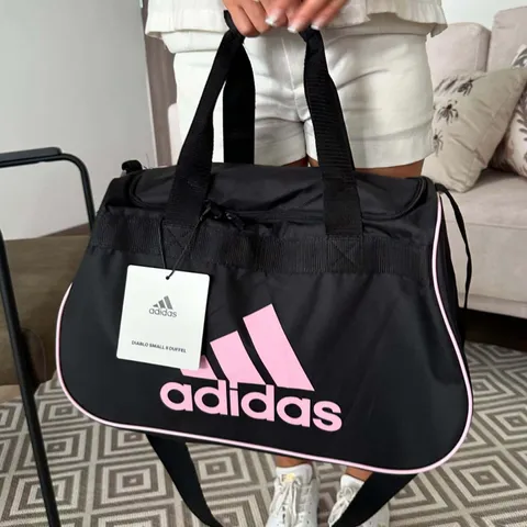 adidas Diablo Small II Duffel Bag - Black-Gala Pink  2