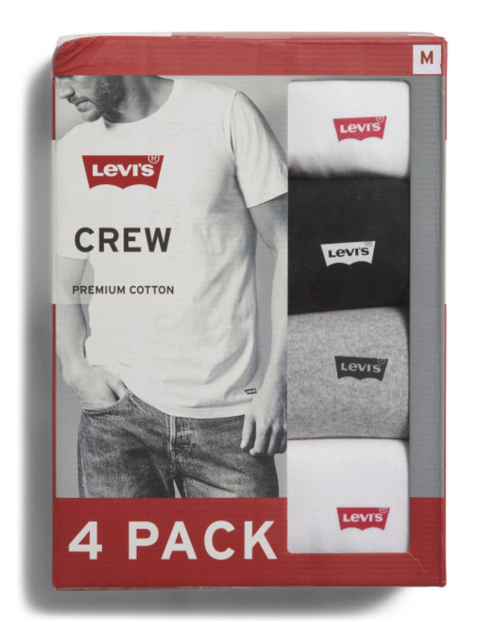 levis 4pk Crew Neck Tees  2