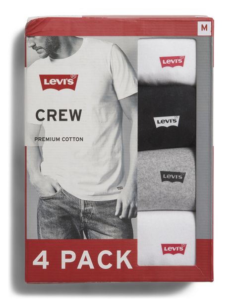 levis 4pk Crew Neck Tees  2