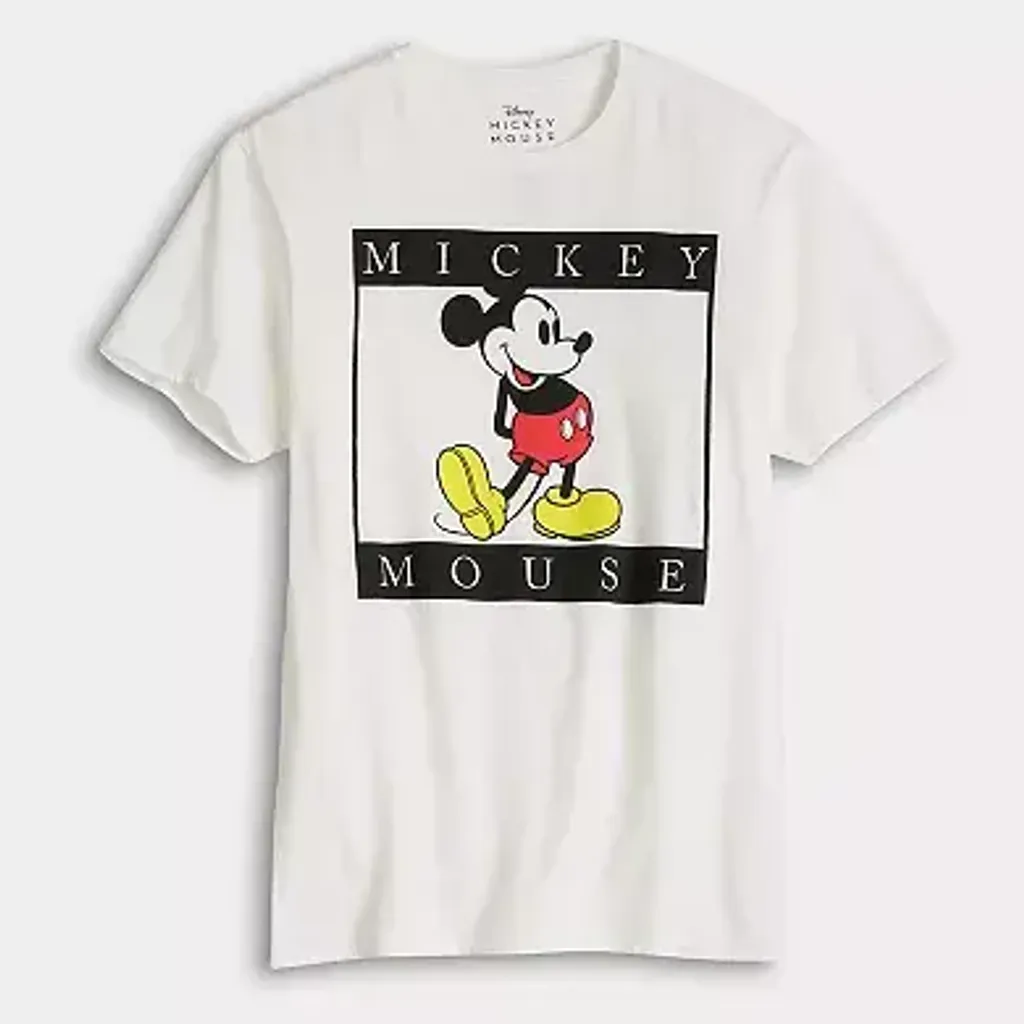 Disney's Mickey Mouse Men's Black Frame Graphic Tee 