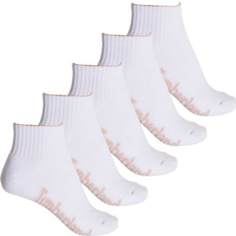 Timberland Venting Socks - 5-Pack, Quarter Crew (For Women)  1