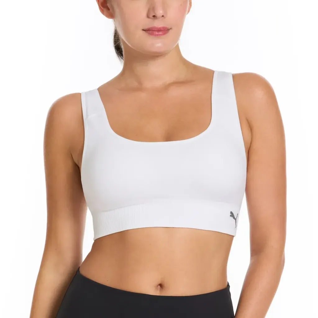 PUMA Women's Seamless Sports Bra, 2-pack  4