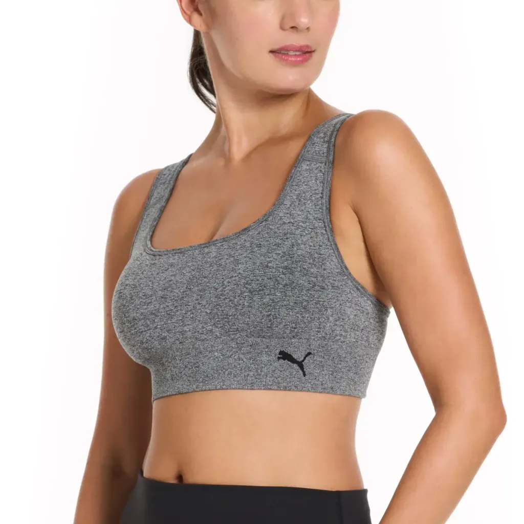 PUMA Women's Seamless Sports Bra, 2-pack  12
