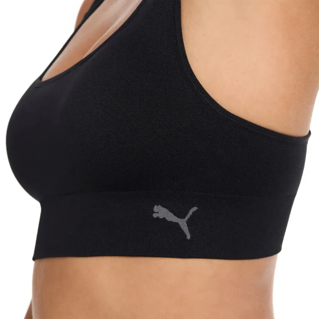 PUMA Women's Seamless Sports Bra, 2-pack  13