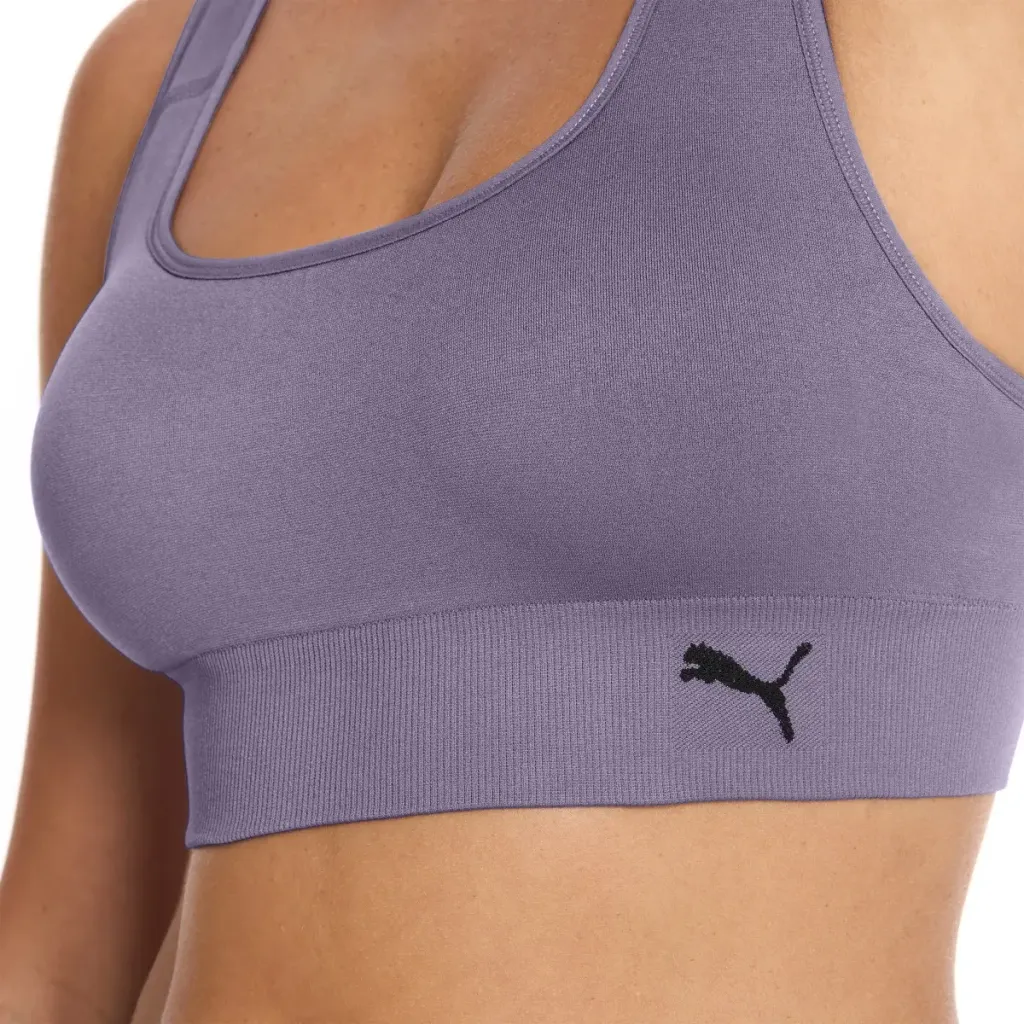 PUMA Women's Seamless Sports Bra, 2-pack  6