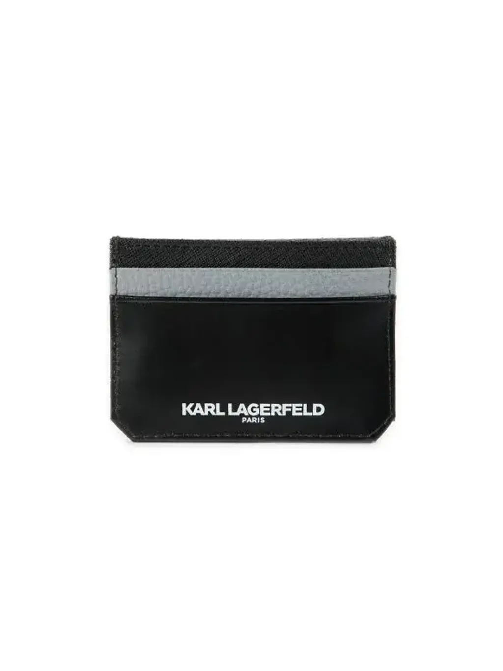 Karl Lagerfeld Paris Logo Graphic Leather Cardholder 2
