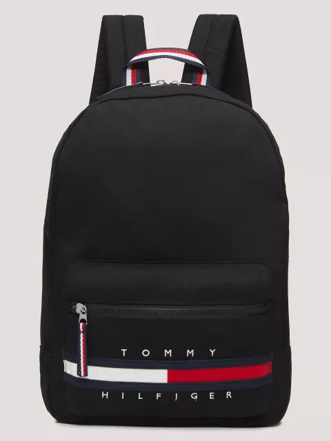 Tommy Flag Canvas Backpack 