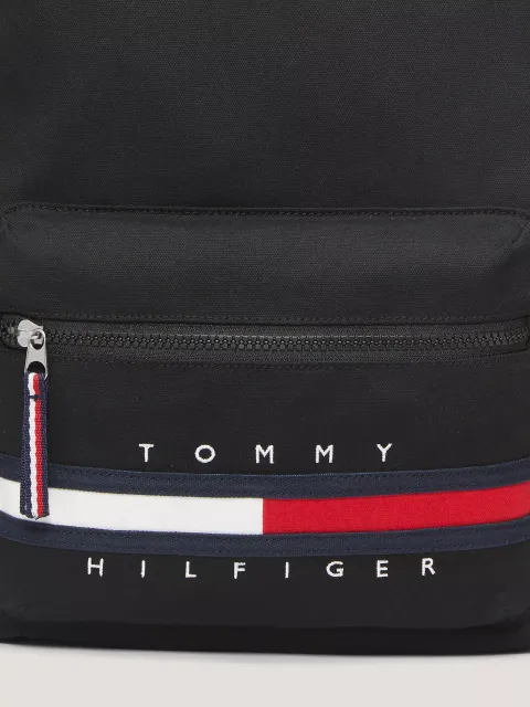 Tommy Flag Canvas Backpack  3
