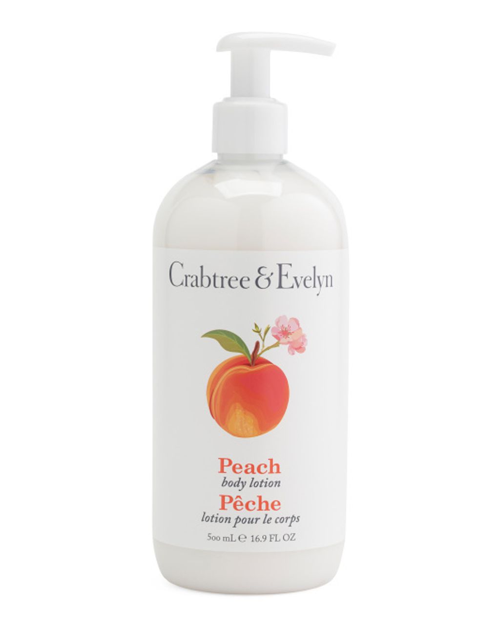 crabtree 16.9oz Peach Scented Body Lotion 