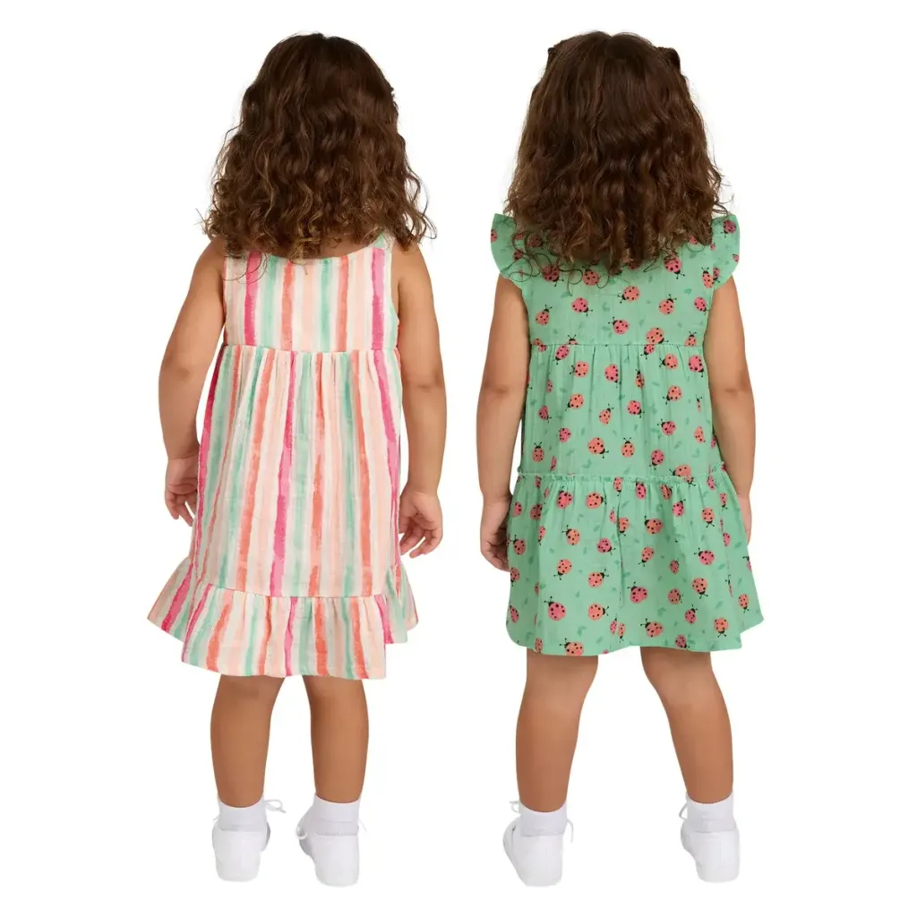 Koala Baby 2-pack Gauze Dress & Diaper Cover Set  2