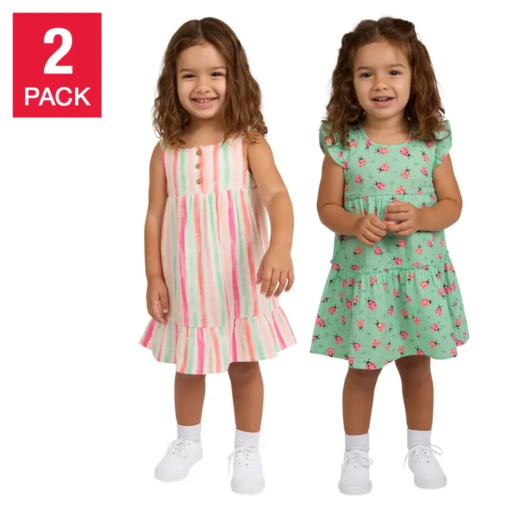 Koala Baby 2-pack Gauze Dress & Diaper Cover Set 