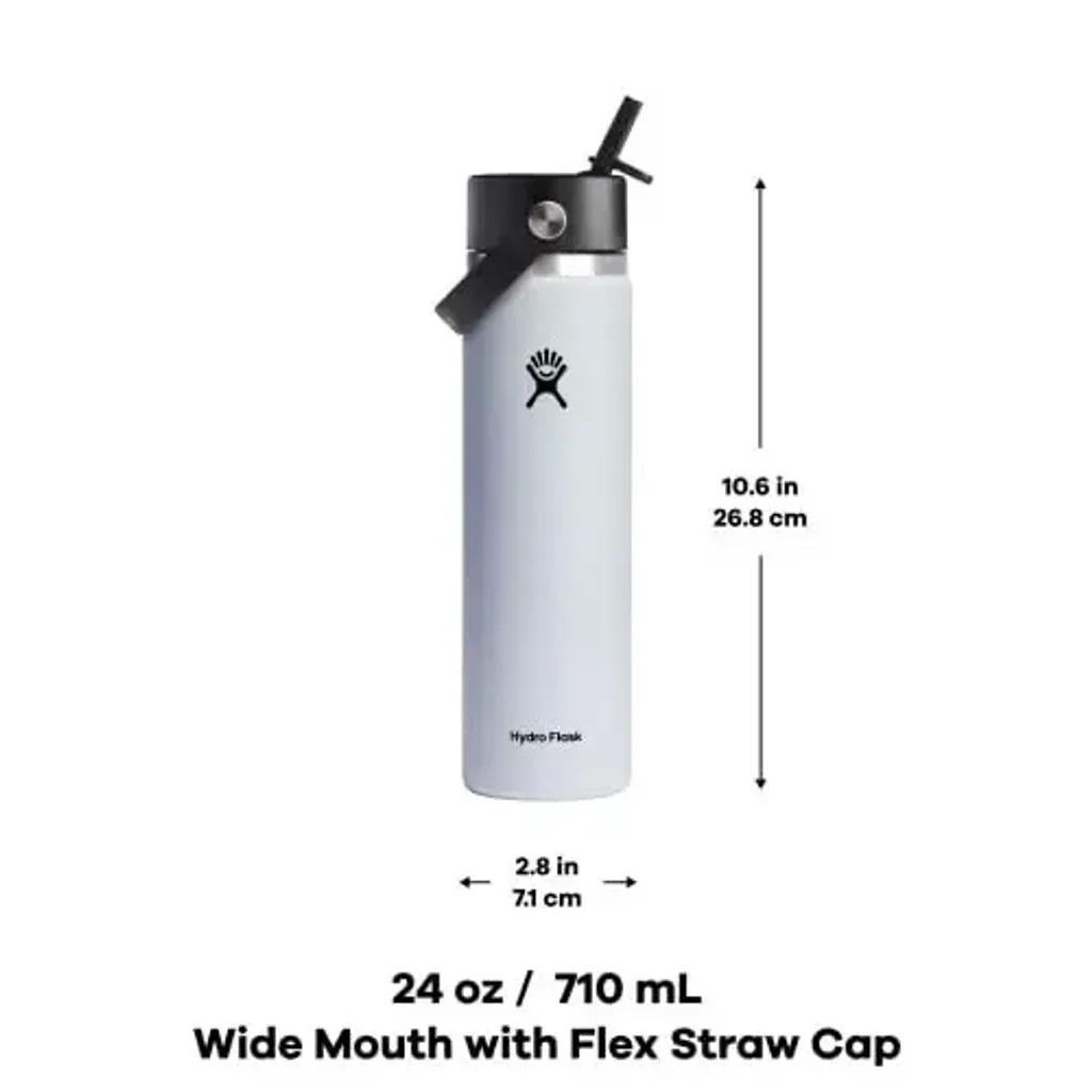 24 oz Wide Mouth with Flex Straw Cap 4