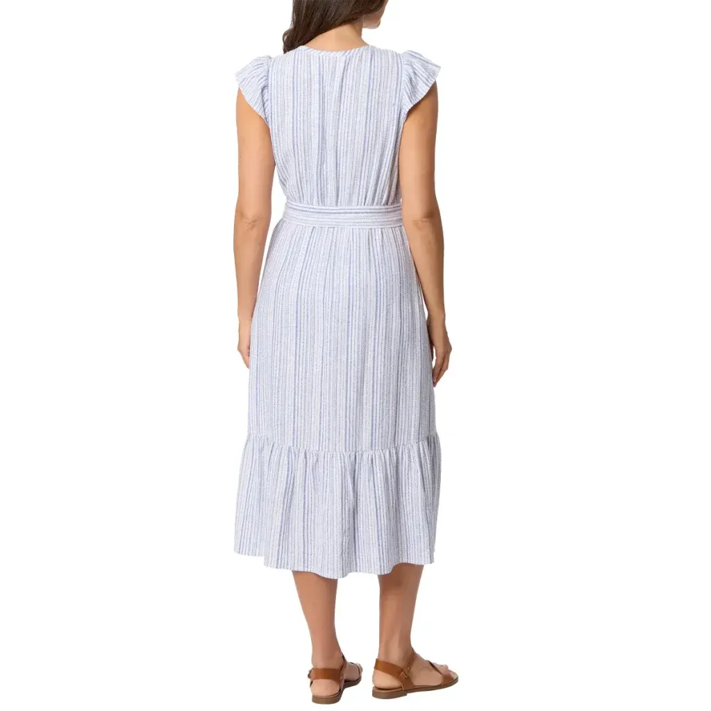 Briggs Women's Linen Blend Tiered Dress  3