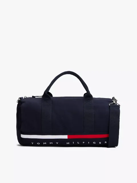 tommy Flag Stripe Logo Duffle Bag