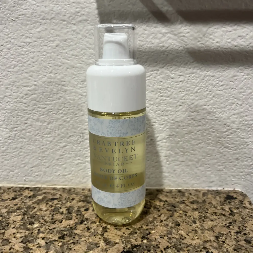 CRABTREE & EVELYN 4oz Nantucket Briar Body Oil 2