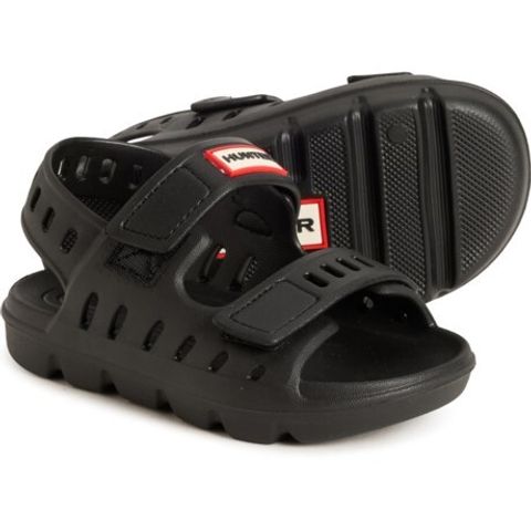 hunter Little Kids Dottie Slingback Casual Flat Sandals  6