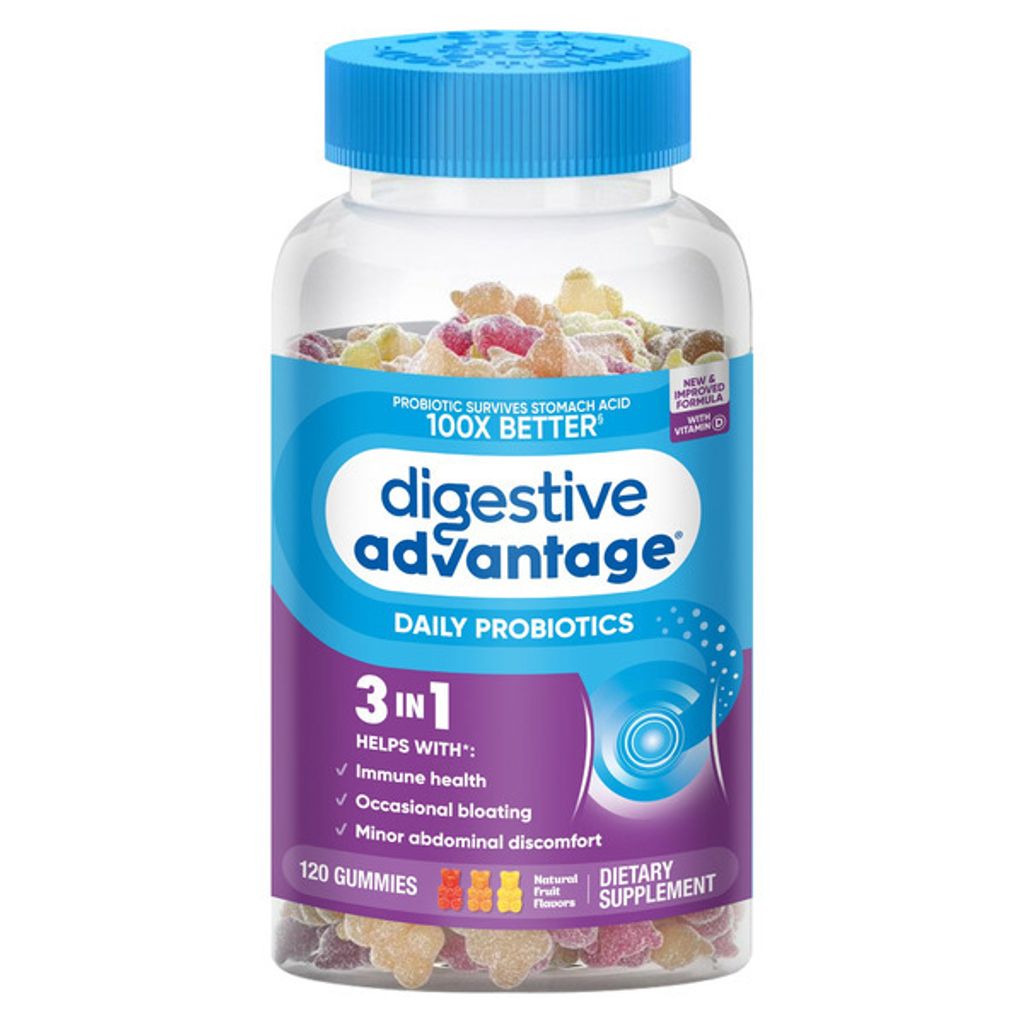 Schiff Digestive Advantage Probiotic, 120 Gummies 