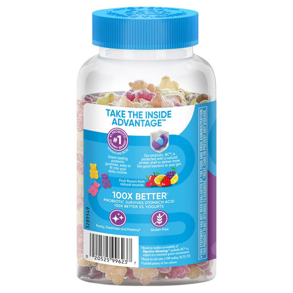 Schiff Digestive Advantage Probiotic, 120 Gummies  4