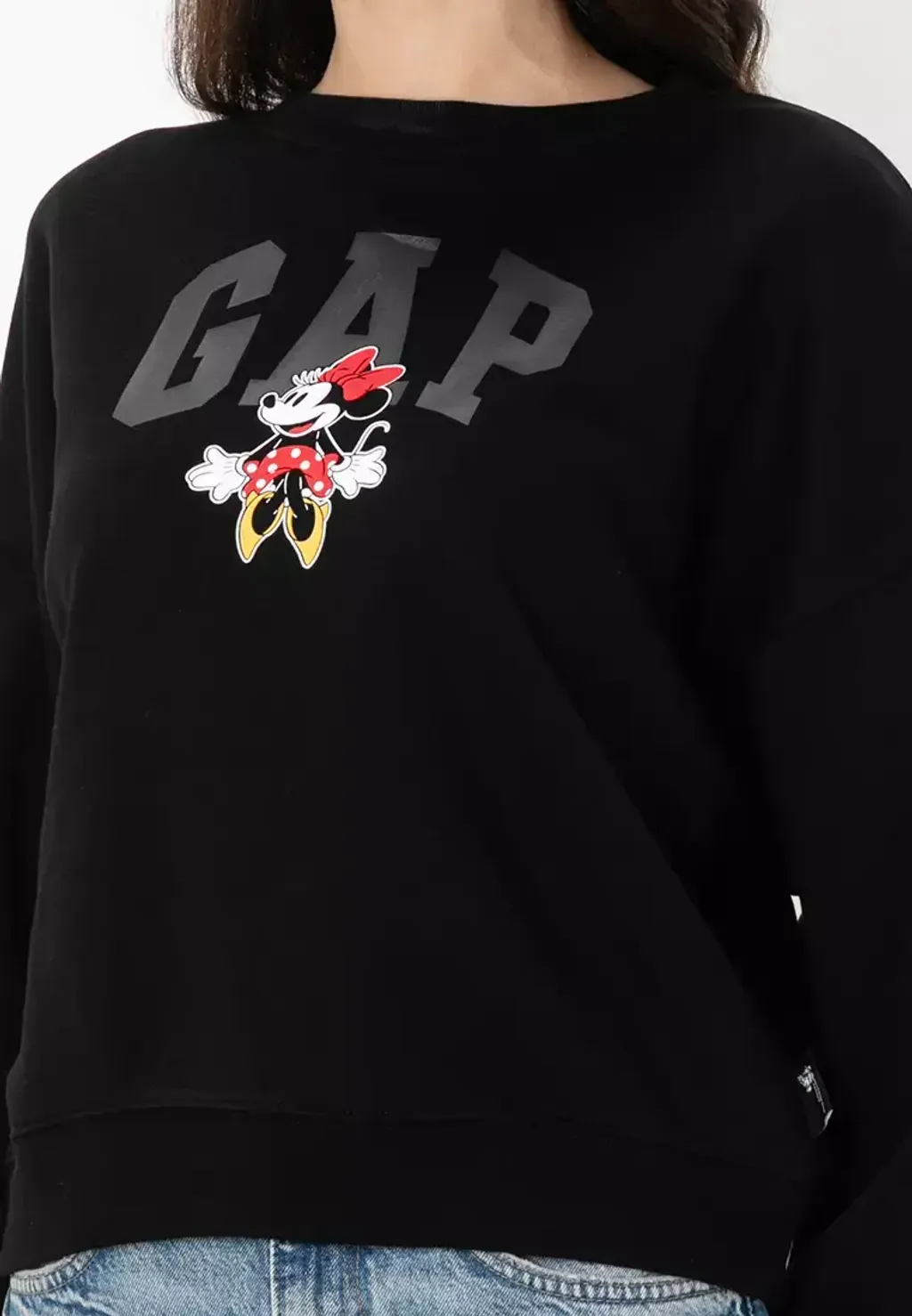 Gap × Disney Oversized Minnie Mouse Logo Sweatshirt 4