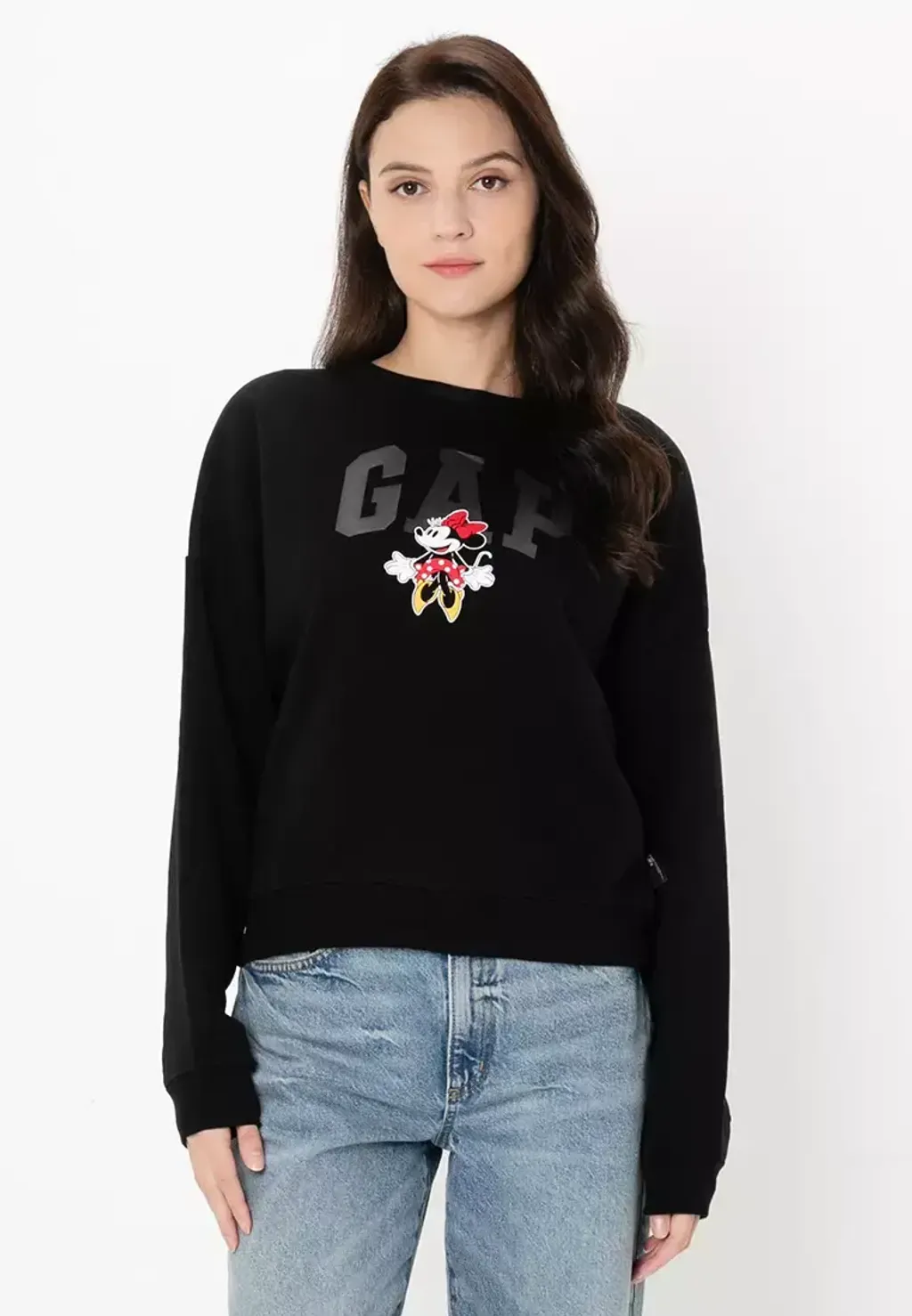 Gap × Disney Oversized Minnie Mouse Logo Sweatshirt  2