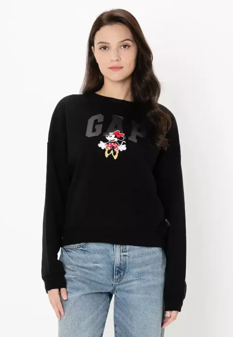 Gap × Disney Oversized Minnie Mouse Logo Sweatshirt  2