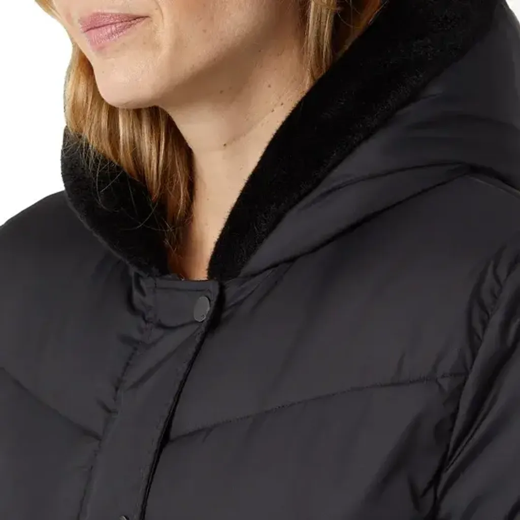 32 Degrees Women’s Quilted Jacket with Plush Lined Hood  01