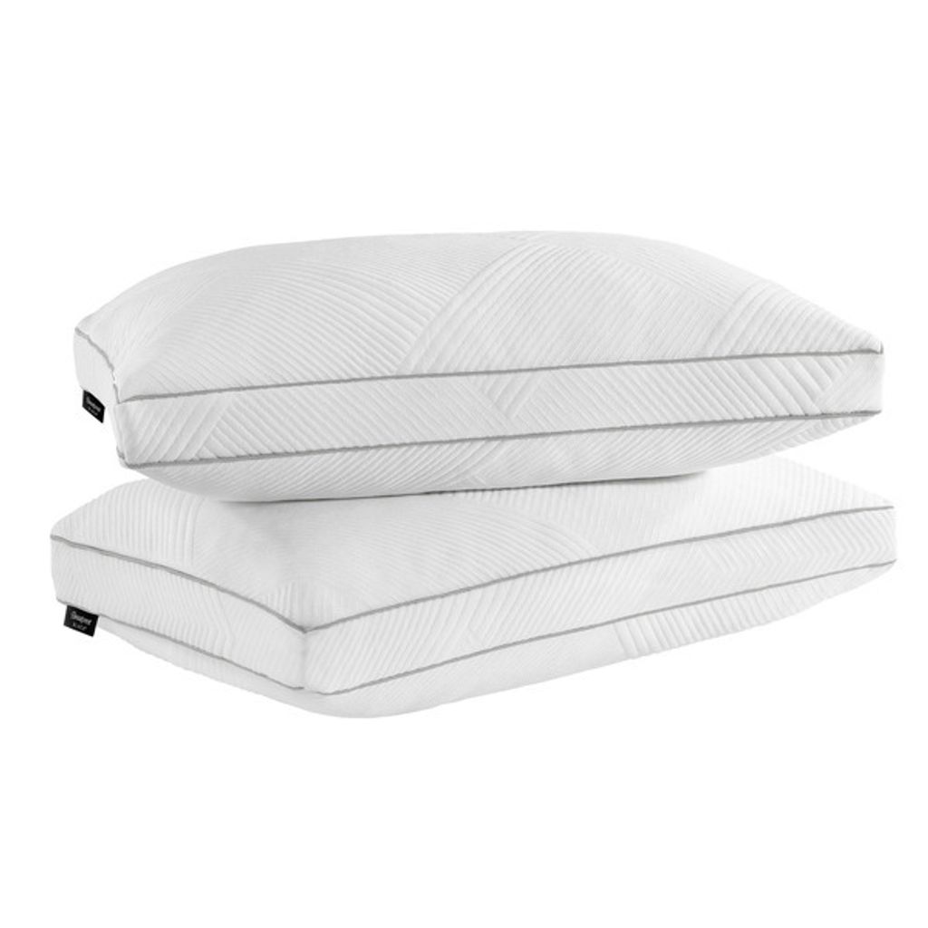 Beautyrest Black Foam and Fiber Blended Pillow, 2-pack 