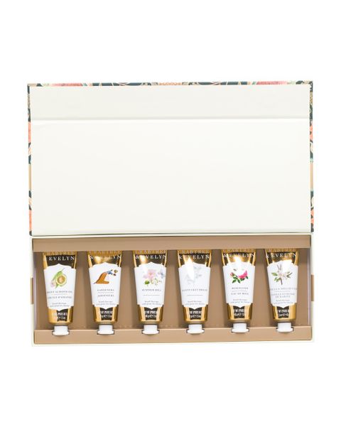 CRABTREE & EVELYN 6pk Hand Therapy Hand Creams In Magnetic Box