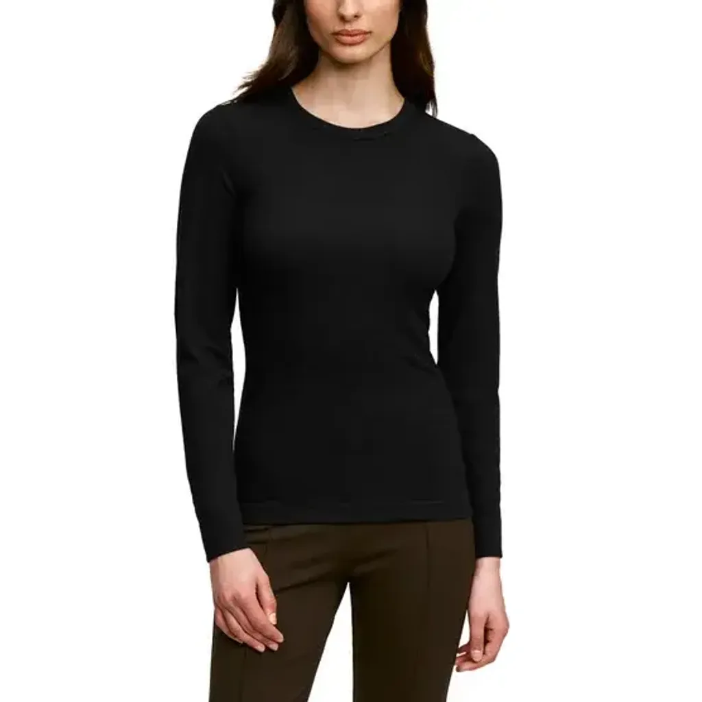 Banana Republic Women's Ribbed Crewneck Long Sleeve T-shirt, 2-pack  1