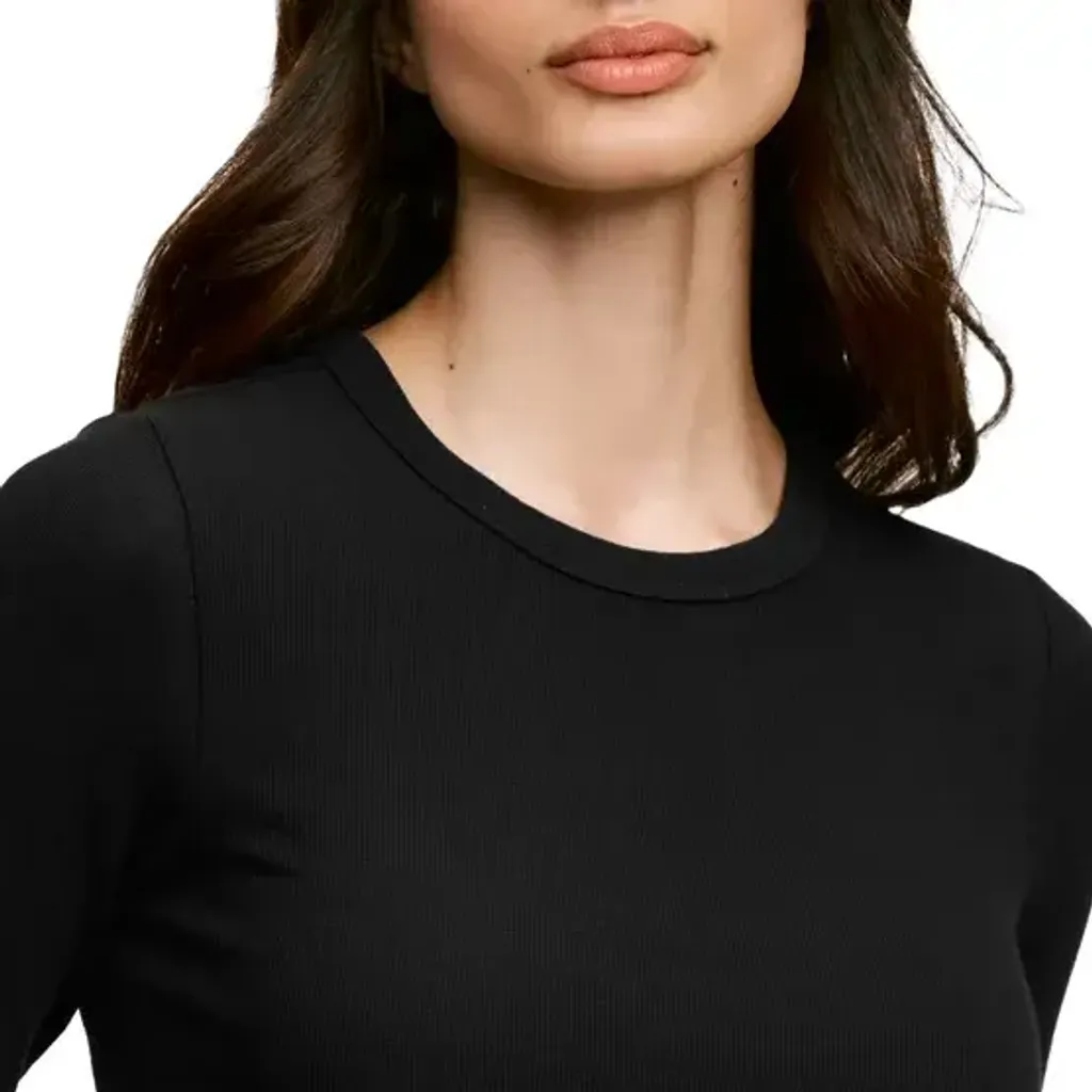 Banana Republic Women's Ribbed Crewneck Long Sleeve T-shirt, 2-pack  5