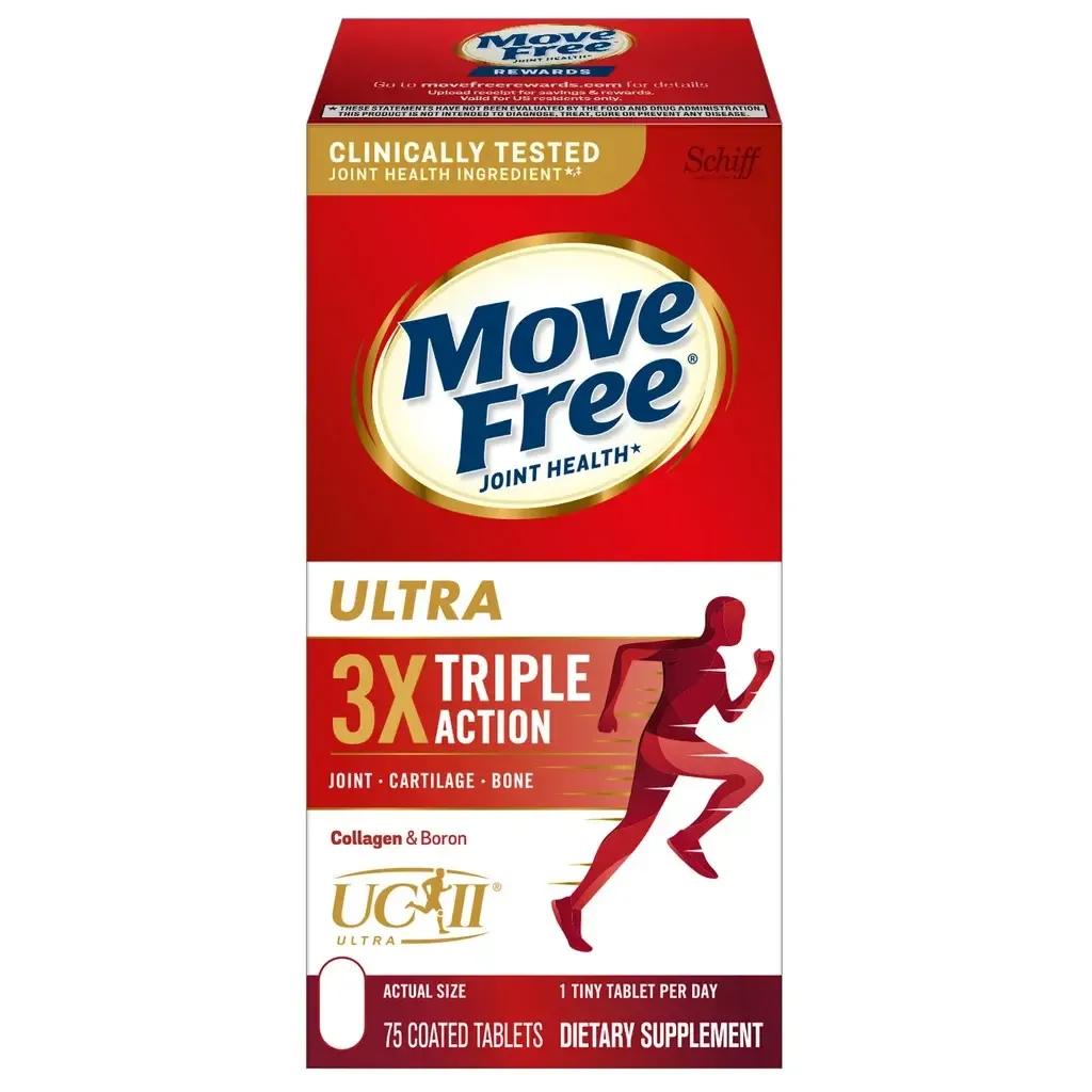 Schiff Move Free Ultra Triple Action Joint Supplement, 75 Tablets 