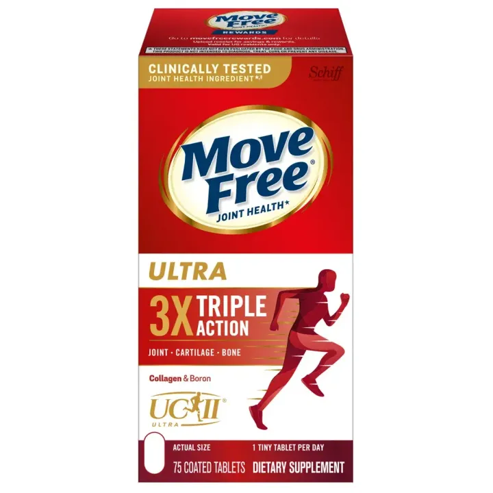 Schiff Move Free Ultra Triple Action Joint Supplement, 75 Tablets 
