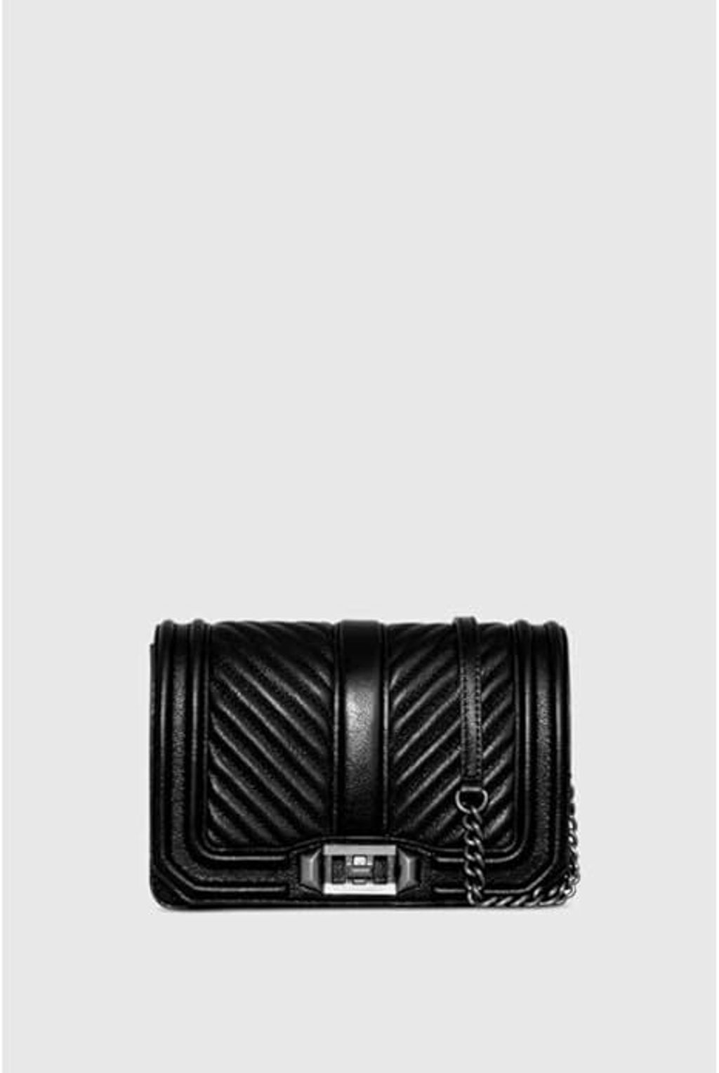 Rebecca Minkoff Women's Chevron Quilted Love Crossbody Bag  3