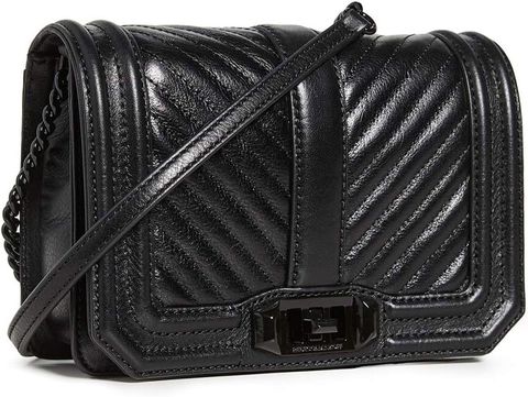 Rebecca Minkoff Women's Chevron Quilted Love Crossbody Bag 