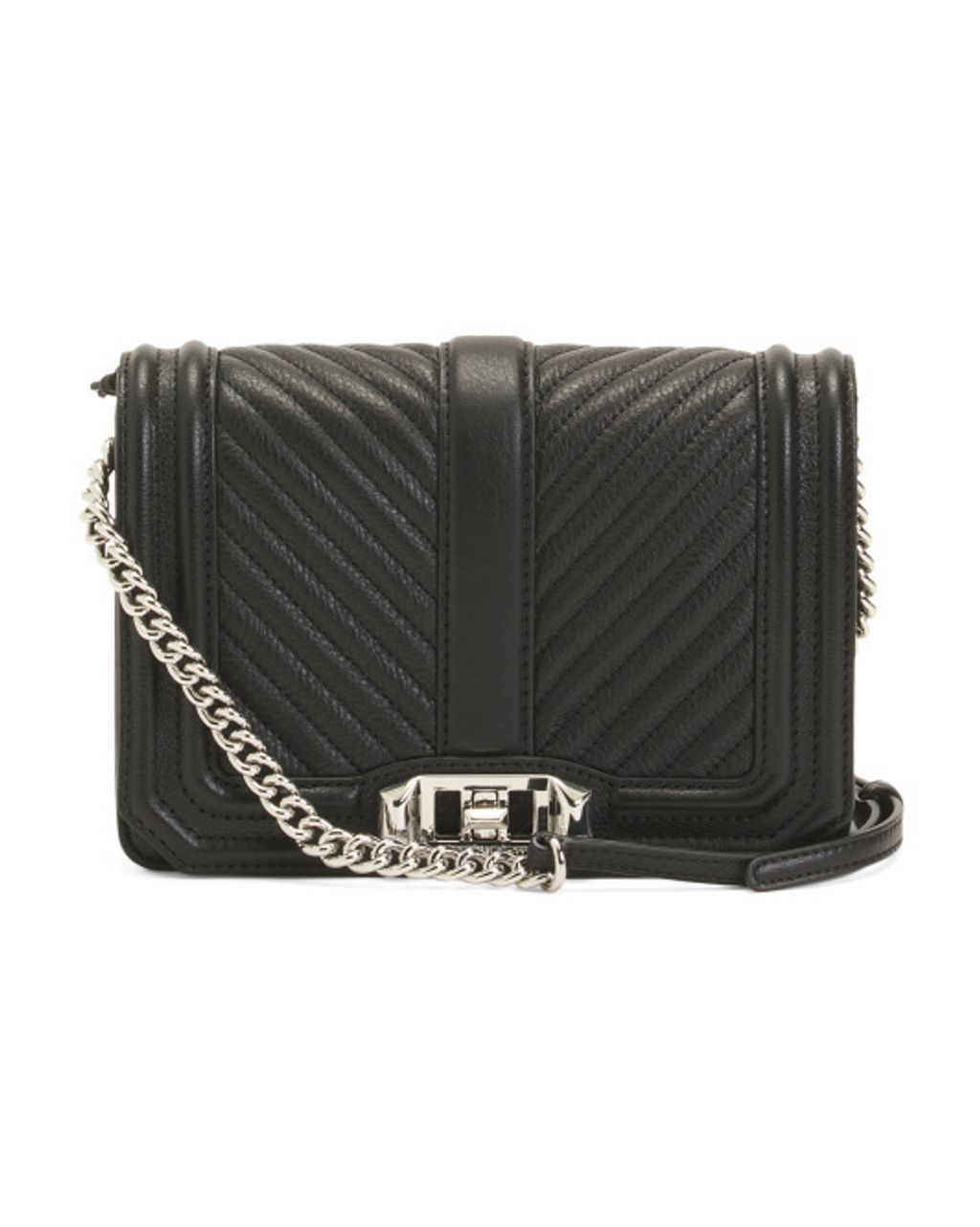 REBECCA MINKOFF Leather Love Quilted Small Crossbody