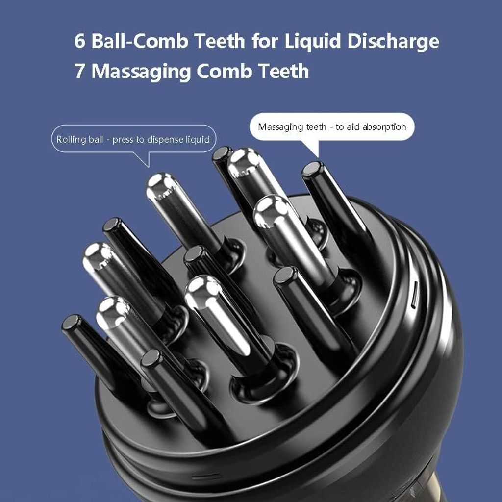 Anti Hair Loss Scalp Care Tool Easy to Use Liquid Dispenser with Guiding Massager  9